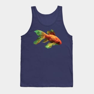 Low Poly Fancy Goldfish Tank Top